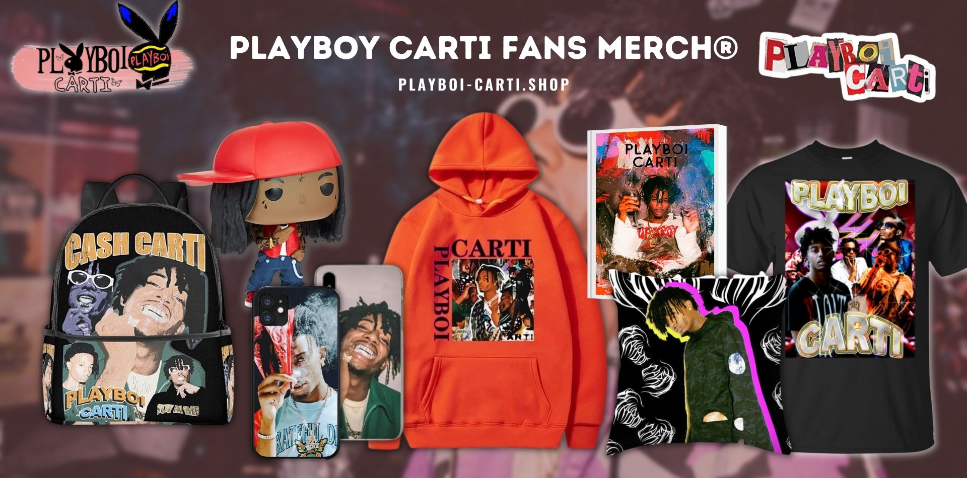 Playboi Carti Shop Web Banner - Playboi Carti Shop