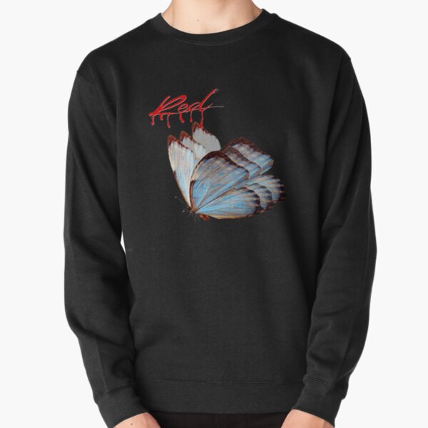 Whole Lotta Red Blue Butterfly Pullover Sweatshirt RB0812 product Offical Playboi Carti Merch