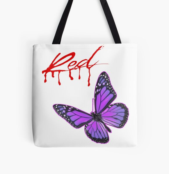 Whole Lotta Red Purple Butterfly  All Over Print Tote Bag RB0812 product Offical Playboi Carti Merch
