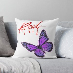 Whole Lotta Red Purple Butterfly  Throw Pillow RB0812 product Offical Playboi Carti Merch