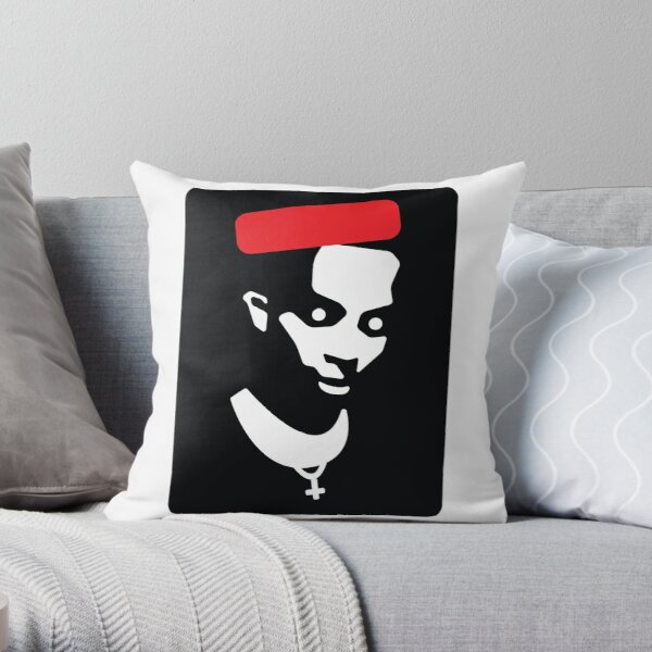 whole lotta red minimal album cover  Throw Pillow RB0812 product Offical Playboi Carti Merch