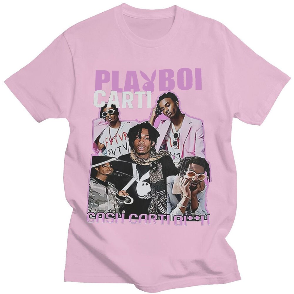 Hip Hop Playboi Carti T Shirt Men Women Graphic Print T shirts Summer Oversized Tee Shirt 5 - Playboi Carti Shop